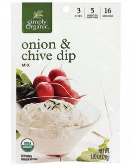 Simply Organic Onion & Chive Dip (12X1 OZ)