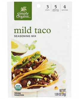 Simply Organic Mild Taco Seasoning Mix (12X1 OZ)