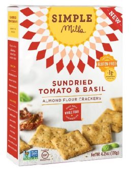 Simple Mills Sun-Dried Tomato & Basil Crackers (6X4.25 OZ)