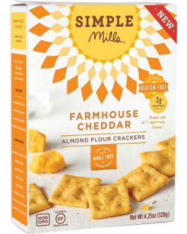 Simple Mills Farmhouse Cheddar Crackers (6X4.25 OZ)