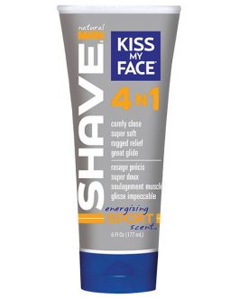 Kiss My Face 4 N 1 Natural Man Shave Energizing Sport Scent  (1×6 OZ)