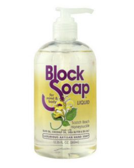 Blocksoap Scotch Beach Honeysuckle Liquid Soap (1×12.25 OZ)