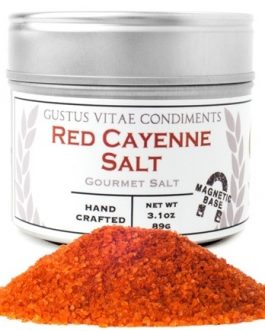 Gustus Vitae Red Cayenne Sea Salt (8×3.1 OZ)