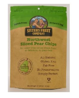 Sisters Fruit Company Northwest Pear Chips Sliced (12X2.25 OZ)