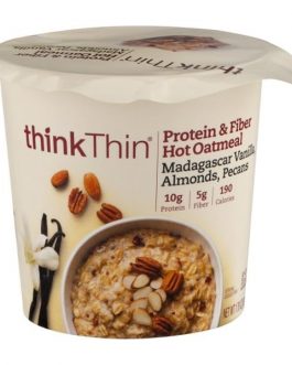 ThinkThin Madagascar Vanilla Oatmeal Single Serve (6×1.76 OZ)