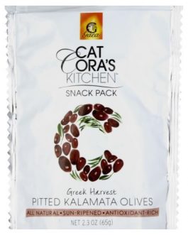 Gaea Cat Cora’s Kitchen Snack Pack Pitted Kalamata Olives (8×2.3 OZ)