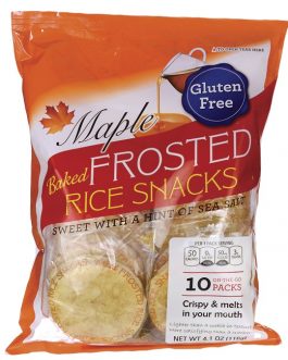 Kameda Baked Frosted Rice Snacks Maple  (6×4.1 OZ)