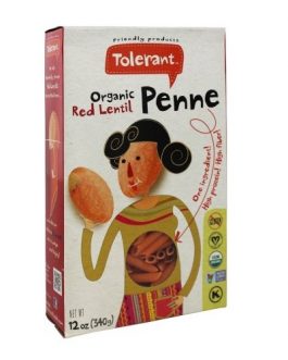 Tolerant Red Lentils Penne  (6×8 OZ)