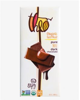 Theo Organic Fair Trade 70% Dark Chocolate Baking Bars (10×4 OZ)