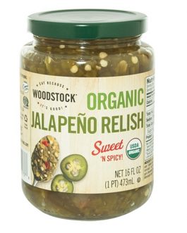 Woodstock Organic Relish Jalapeno (6×16 OZ)