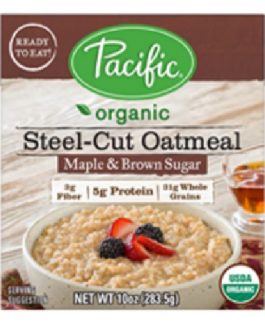 Pacific Natural Foods Maple Bean Sugar Oatmeal (12X10 OZ)