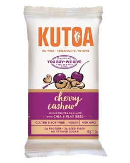 Kutoa Cherry Cashew Health Bar  (12×1.7 OZ)