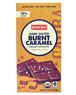 Alter Eco Dark Salted Burnt Caramel Organic Chocolate (12×2.82 OZ)