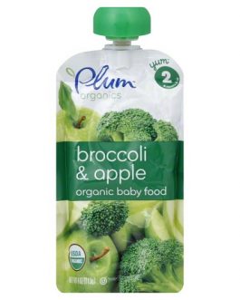 Plum Organics  Plum Broccoli/Apple (6X4 OZ)