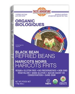 Taste Adventure Dry Black Refried Beans  (1×10 LB  )