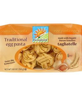 Bionaturae Organic Tagliatelle Egg Pasta (12×8.8 OZ)