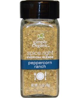 Simply Organic Organic Spice Right Everyday Blends, Pepperconrn Ranch (6X2.5 OZ)