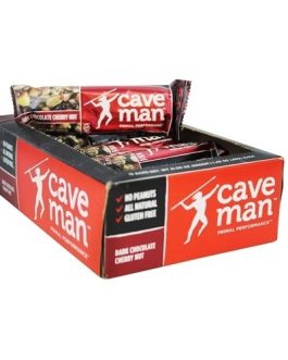 Caveman Dark Chocolate Cherry Nut Bar (15×1.4 OZ)