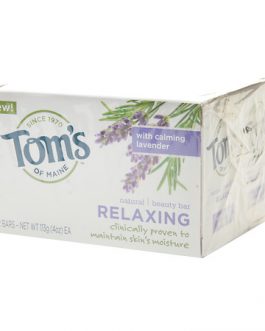 Tom’s of Maine Relaxing Beauty Bar  (1×2 PACK)