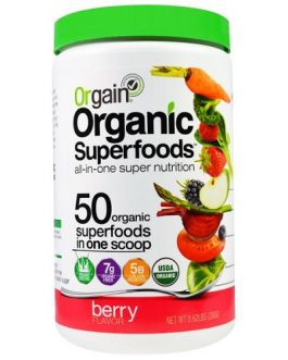 Orgain Organic Superfoods, All-In-One Super Nutrition, Berry Flavor (1X0.62 Lb  )