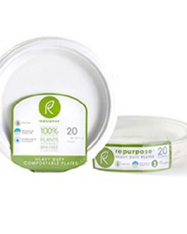 Repurpose Compostable Bagasse Plates 6 In (24X20 Ct)