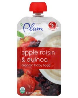 Plum Organics Apple Raisin & Quinoa, 2 (6X3.5 OZ)