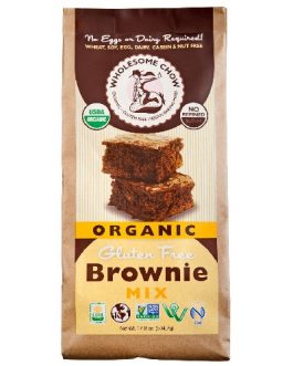 Wholesome Chow Organic Gluten Free & Vegan Brownie Mix (6×17.8 OZ)