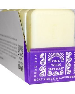 One With Nature O.W.N. Dead Sea Mineral Soap, Goat’S Milk & Lavender (6X4 OZ)