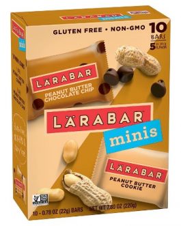 Larabar Minis Peanut Butter Chocolate Chip Cookie (8×10 PACK)