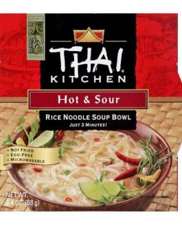 Thai Kitchen Hot & Sour Rice Noodle Soup Bowl (6×2.4 OZ)