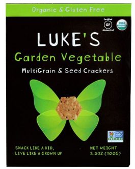 Luke’s Organic Garden Vegetable Crackers (6×3.5 OZ)