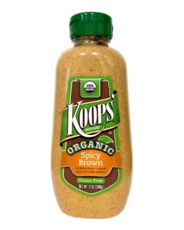 Koops Organic Spicy Brown Mustard (12×12 OZ)