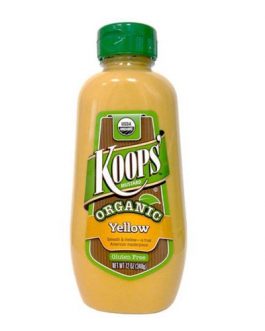 Koops Organic Yellow Mustard (12×12 OZ)