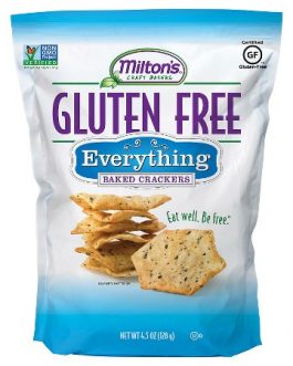 Milton’s Gluten Free Baked Crackers Everything (12×4.5 OZ)