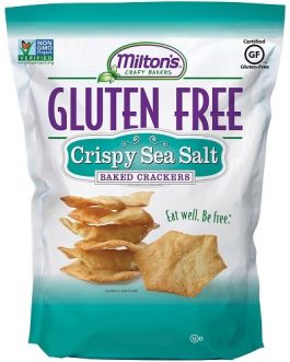 Milton’s Baked Crackers Crispy Sea Salt (12×4.5 OZ)