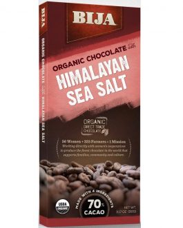 Bija Himalayan Sea Salt Chocolate Bar (10×3.17 OZ)