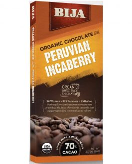 Bija Peruvian Incaberry Chocolate Bar  (10×3.17 OZ)