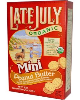 Late July Organic Mini Peanut Butter Bite Size (12×5 OZ)