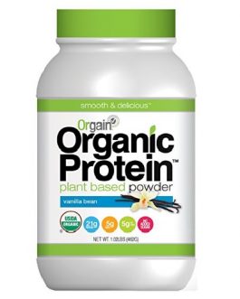 Orgain Organic Plant Based Protein Powder, Sweet Vanilla Bean (1X1.02 Lb  )