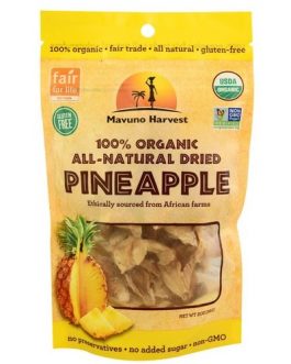 Mavuno Harvest Organic Dried Pineapple (6×2 OZ)