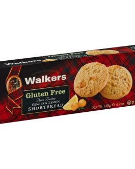 Walkers Ginger & Lemon Shortbread (6×4.9 OZ)