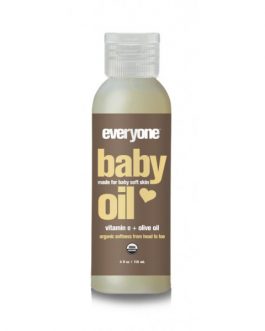 Everyone Baby Unscented Organic Baby Oil  (1×4 OZ)