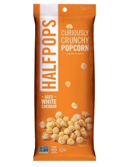 Halfpops Popcorn Aged White Cheddar (100×0.75 OZ)