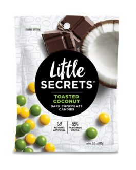 Little Secrets Toasted Coconut Dark Chocolate Candies (8×5 OZ)