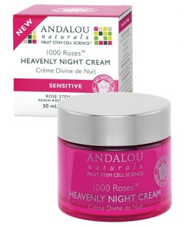 Andalou Naturals 1000 Roses Heavenly Night Cream (1×1.7 OZ)