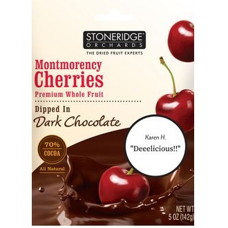 Stoneridge Orchard Cherries Dipped in Dark Chocolate (6×5 OZ)