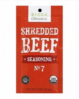 Riega Foods Shredded Beef Seasoning  (8X0.9 OZ)