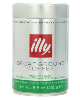 illy Decaf Medium Roast Ground Coffee  (6×8.8 OZ)