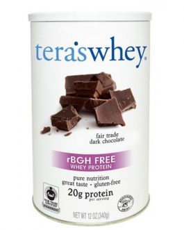 Tera’s Whey rBGH Free Whey Protein Dark Chocolate Cocoa (1×12 OZ)