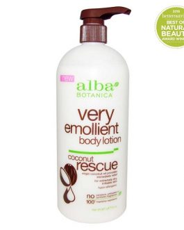 Alba Very Emollient Body Lotion Coconut Rescue (1×32 OZ)